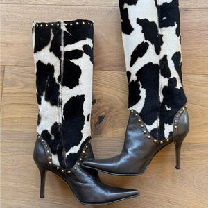 Dolce & Gabbana Ponyskin boots